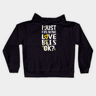 Love Bees Kids Hoodie